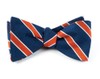 Honor Stripe Orange Bow Tie