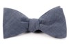 Classic Chambray Warm Blue Bow Tie