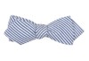 Seersucker Blue Bow Tie