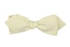 Seersucker Yellow Bow Tie