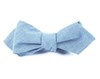 Classic Chambray Sky Blue Bow Tie
