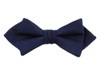 Grosgrain Solid Navy Bow Tie
