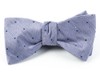 Bulletin Dot Purple Bow Tie