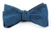 Fountain Solid Deep Serene Blue Bow Tie
