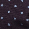 Dotted Dots Eggplant Bow Tie