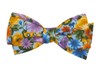 Duke Floral Light Blue Bow Tie
