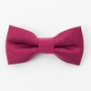 Linen Row Crimson Bow Tie