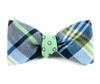 Crystal Moon Floral Navy Bow Tie