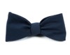 Solid Wool Navy Bow Tie