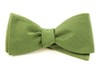Solid Wool Moss Bow Tie