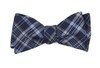 Andersen Plaid Navy Bow Tie