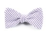 Seersucker Soft Lavender Bow Tie