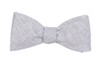 Sunset Solid Grey Bow Tie