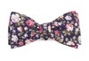 Moody Florals Navy Bow Tie