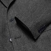 The Wool Miracle Herringbone Charcoal Jacket