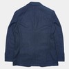 The Wool Miracle Herringbone Navy Jacket