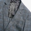 The Wool Miracle Houndstooth Plaid Grey Jacket