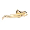 Saxophone Gold Lapel Pin