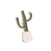 Cactus Plant Gold Lapel Pin