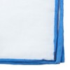 White Cotton With Border Mystic Blue Pocket Square