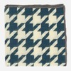Oversized Houndstooth Charcoal Pocket Square
