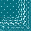 Outpost Paisley Teal Pocket Square