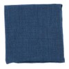 Freehand Solid Navy Pocket Square