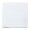 Textured Linen Solid White Pocket Square