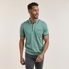 Tipped Cotton Sweater Jade Polo