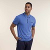Tipped Cotton Sweater Sky Blue Polo