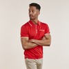 Tipped Cotton Sweater Deep Coral Polo