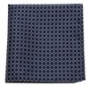 Chain Reaction Navy Pocket Square