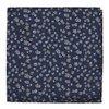 Free Fall Floral Navy Pocket Square