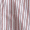 Oxford Vertical Stripe Washed Burgundy Casual Shirt