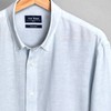 Linen Seafoam Non-Iron Casual Shirt