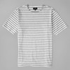 Tailored Striped Grey T-Shirt