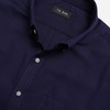 Textured Woven Navy Short Sleeve Shirt