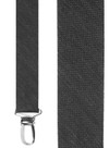 Festival Textured Solid Black Suspender