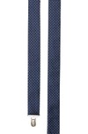 Mini Dots Navy Suspender