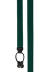 Grosgrain Solid Hunter Green Suspender