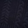 Cable Shawl Cardigan Navy Sweater