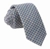 Brushed Cotton Houndstooth Navy Tie