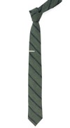 North Border Stripe Hunter Green Tie