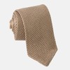 Pointed Tip Knit Light Champagne Tie