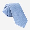 Pointed Tip Knit Sky Tie