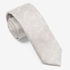 Mumu Weddings - Refinado Floral Silver Tie
