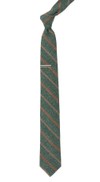 Cargo Stripe Hunter Green Tie