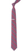 Drift Stripe Raspberry Tie