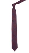 Barberis Rosso Burgundy Tie