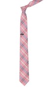 Plaid Drift Pink Tie